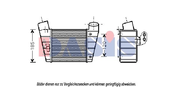 AKS DASIS Kompressoriõhu radiaator 487200N